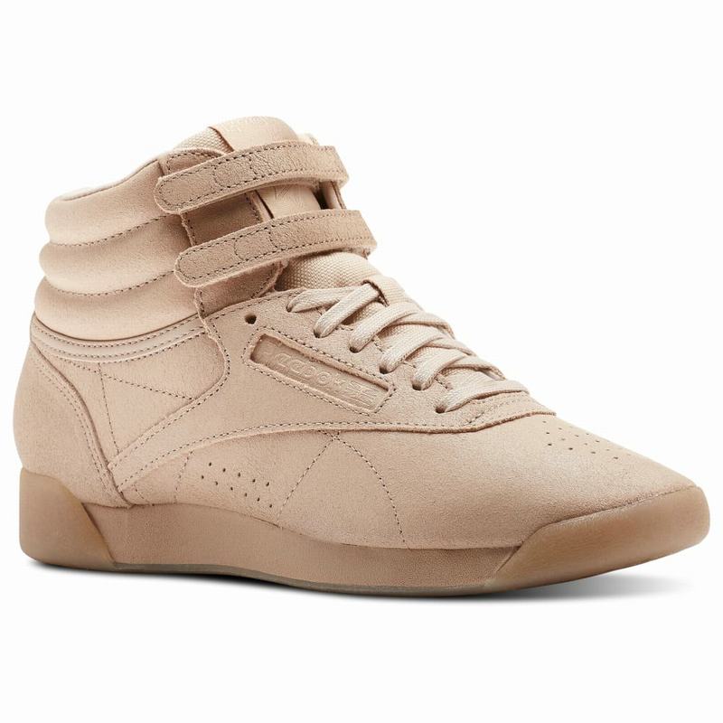 Reebok Freestyle Hi Tenisky Damske - Ruzove QA5431HG